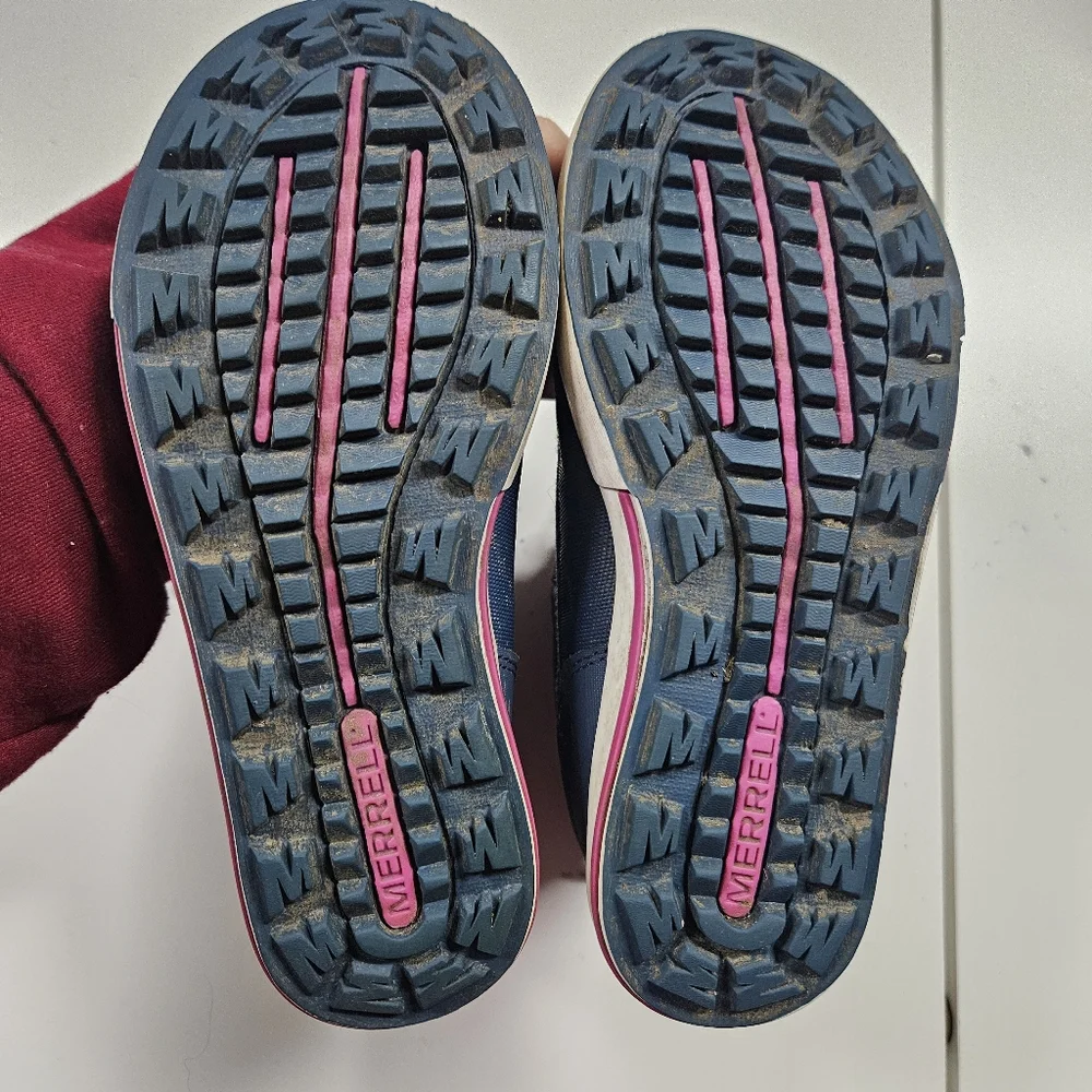 Merrell Snow Bank 3.0 Kids Waterproof Boot Size 1 Unisex Blue Purple